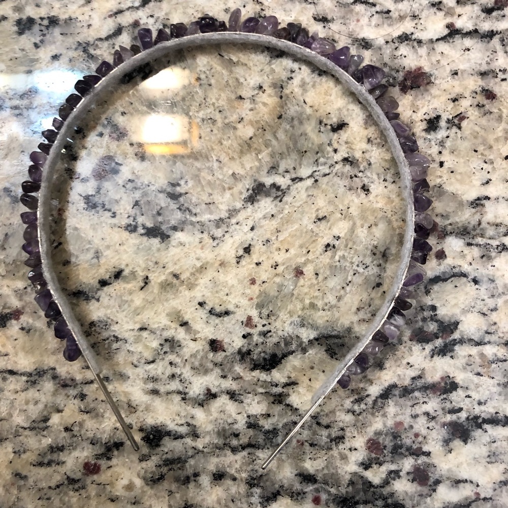 Amethyst Chip Headband